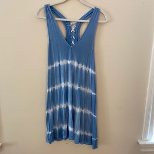 Ocean Drive Blue Tie-Dye Dress Size M